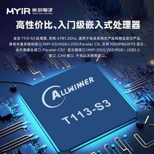 全志系列 t113 s3入門(mén)級(jí)開(kāi)發(fā)板 米爾電子